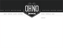 Tablet Screenshot of ohnodesign.com